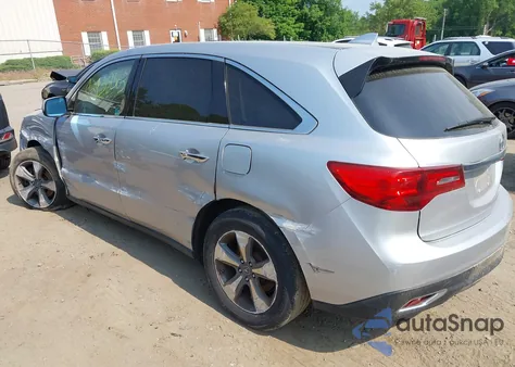 2014 Acura Mdx из США, поврежденный, VIN 5FRYD4H2XEB020042